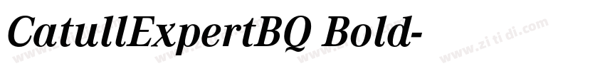 CatullExpertBQ Bold字体转换
